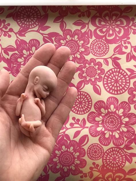 Made To Order 12 Week Gestation Ooak Baby Memorial Honor Sculpture