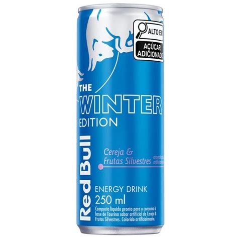 Red Bull Cereja E Frutas Silvestres - ENERGETICO RED BULL WINTER EDITION CEREJA E FRUTAS SILVESTRES LATA ...