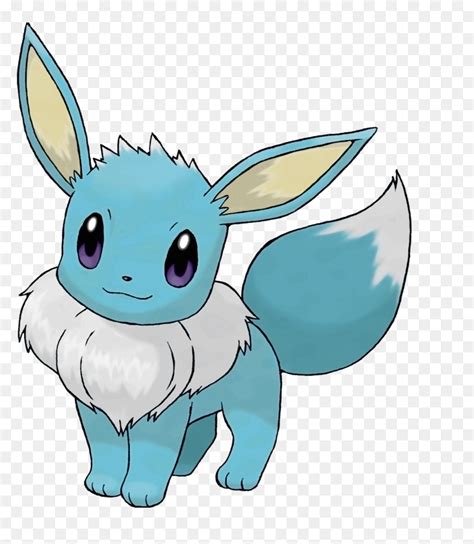 Eevee Vaporeon Recolor - Vaporeon Pokemon Eevee Evolution, HD Png ...