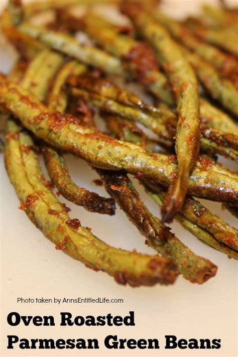 Oven Roasted Parmesan Green Beans