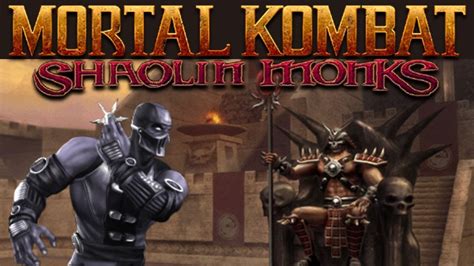 Noob Saibot Mortal Kombat Shaolin Monks Npcs Youtube