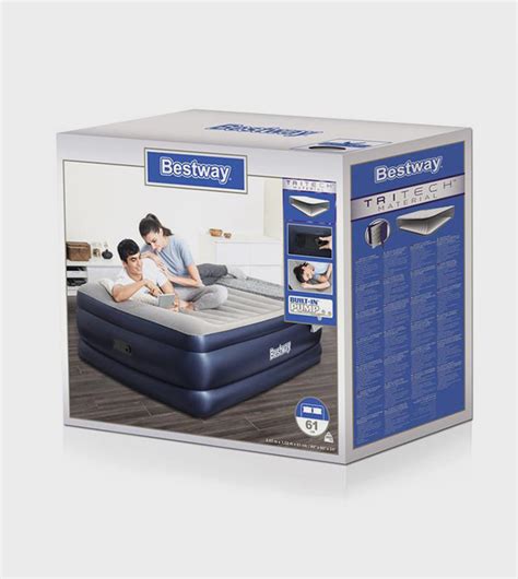 Buy Bestway Fc Tritech Airbed Queen Built In Ac Pump M X M X