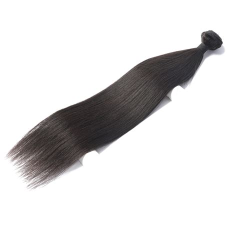 Light Yaki Straight Hair Bundles Natural Color Joice Hair