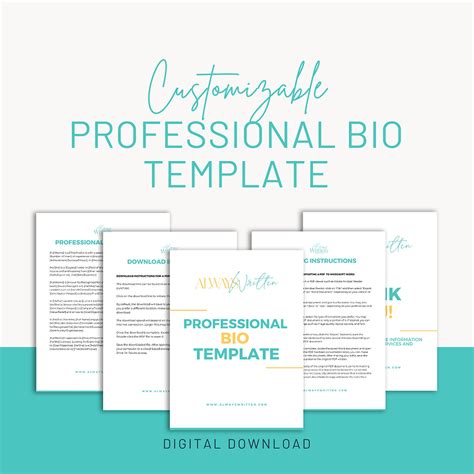 Professional Bio Template | Always Written