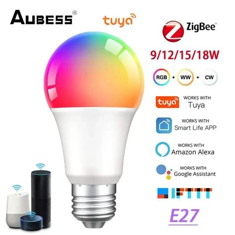 Ampoule Intelligente Tuya Zigbee Avec Application Sans Fil Lumi Res Led