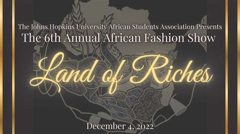 Johns Hopkins African Students Association Fashion Show 2022 Youtube