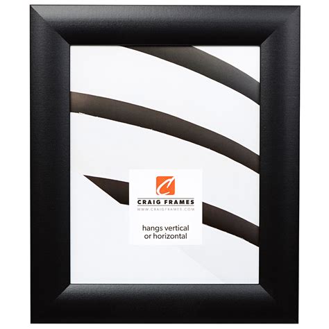 Contemporary Wide Gallery Black Picture Frame - Craig Frames