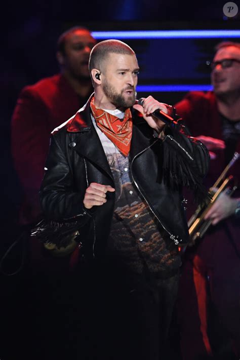 Photo Justin Timberlake Au Pepsi Super Bowl Lii Halftime Show à