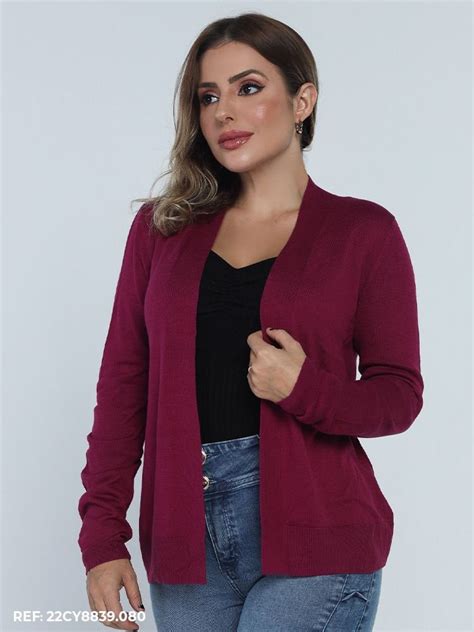 Casaco Meia Estação Feminino - Casaco Feminino de Fio Leve Meia Estação (Amarelo)