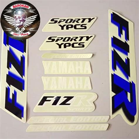 Jual AJS Striping Stiker Motor Yamaha Fizr F1zr Fiz R Spesial Edition