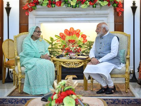 Pm Modi Holds Bilateral Talks With Bangladeshi Counterpart Sheikh