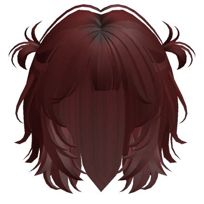 Y K Mini Pigtails Dark Red Roblox