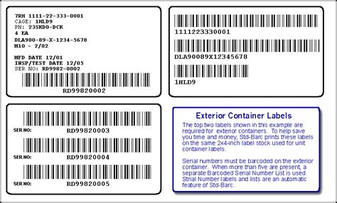 Mil Std 129r Labels Barcodes Iuid Mil Pac Technology