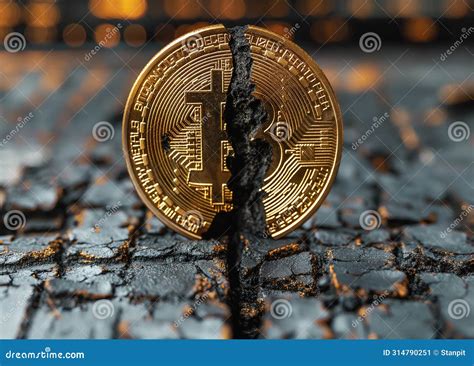 Bitcoin Halving Conceptual Illustration Stock Illustration Illustration Of Abstract Currency