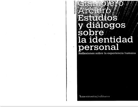 343035187 Giampero Arciero Estudios Y Dialogos Sobre La Identidad