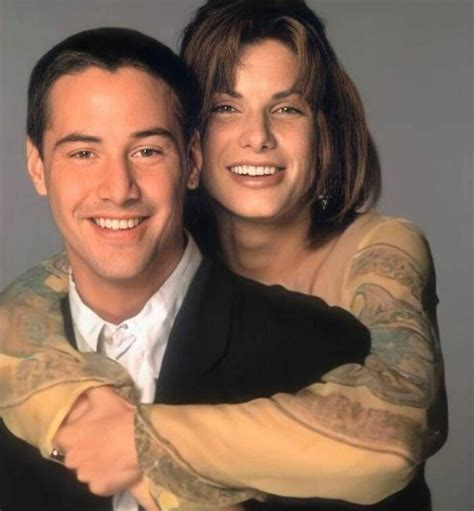 Sandra Bullock and Keanu Reeves, 1994 : r/pics