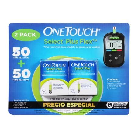 Tiras Reactivas One Touch Select Plus Flex Pzas Sam S Club