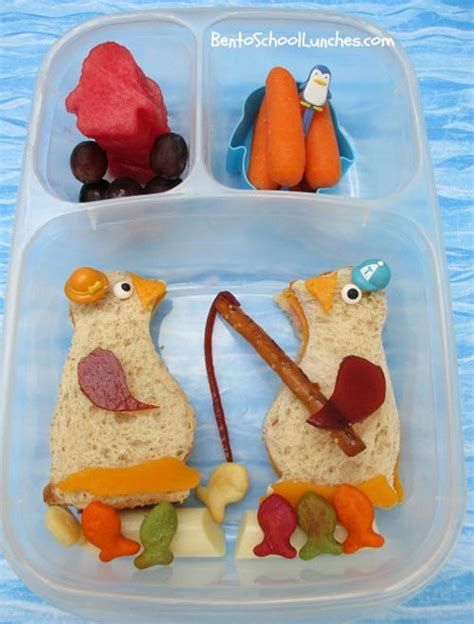 Bento Lunch World Penguin Day With Penguins Fishing Bento Fun Lunch