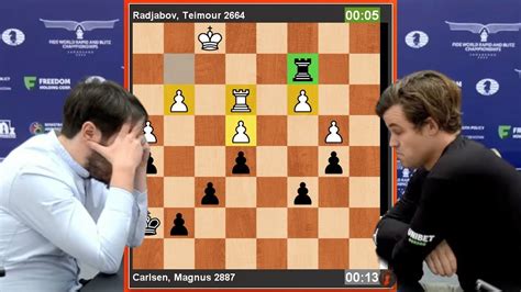 Teimour Radjabov Vs Magnus Carlsen World Blitz Chess 2023 R05