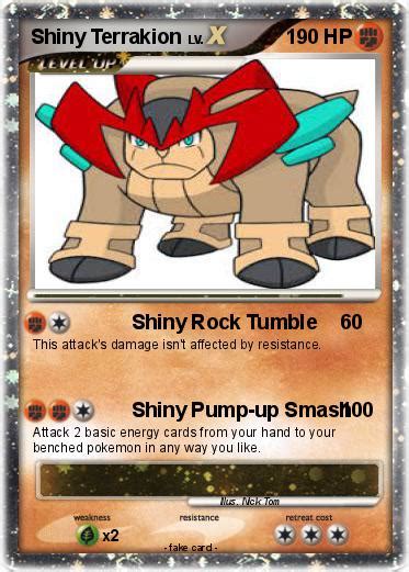 Pokémon Shiny Terrakion 2 2 - Shiny Rock Tumble - My Pokemon Card