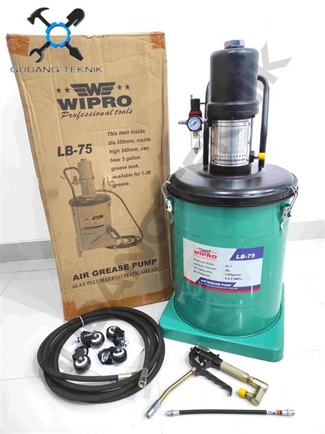 Air Lubricator Grease 40 L Wipro Lb 75 Alat Pompa Gemuk Tenaga Angin