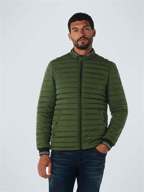 Jacket Short Fit Padded Dark Green No Excess