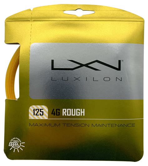 Luxilon 4G Rough Tennis String Set Wilson South Africa