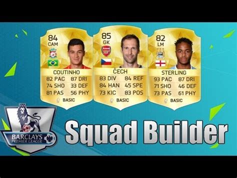 Fifa Ultimate Team K Bpl Squad Builder Youtube