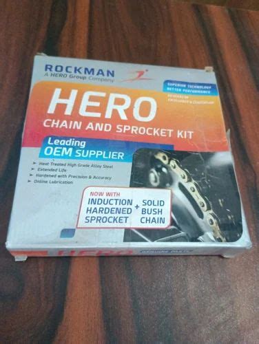 Mild Steel Bike Hero Rockman Honda Dream Yuga Het Chain Sprocket Kit At