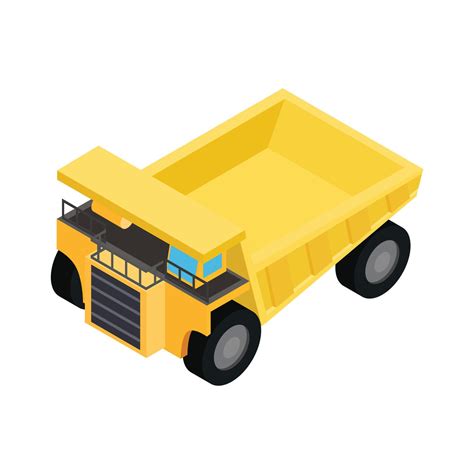 Big Truck Isometric D Icon Vector Art At Vecteezy