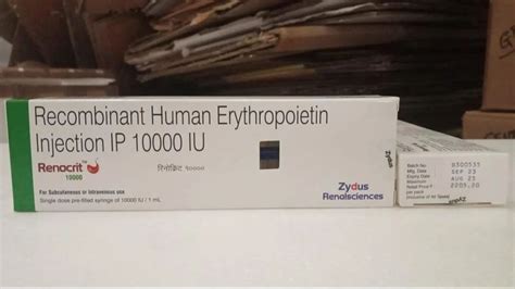 Recombinant Human Erythropoietin Alfa 10000IU Ml Non Prescription At