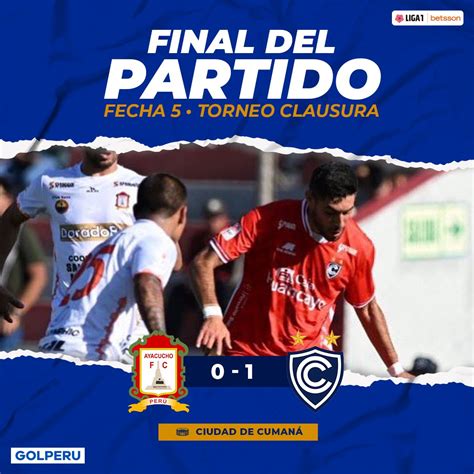 GOLPERU On Twitter Ahora FINAL DEL PARTIDO Por La Fecha 5 Del