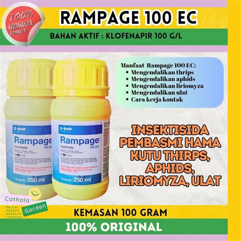 Jual Rampage Ec Kemasan Ml Insektisida Racun Hama Kutu