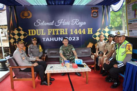 Sinergitas Tni Polri Amankan Idul Fitri 1444 H Dandim 1626bangli Bersama Kapolres Bangli