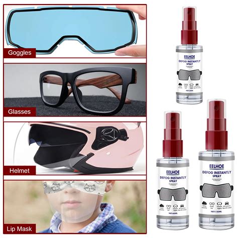 Defogs Instantly Anti Fog Spray Bottle Lens Defogger For Glasses Sunglasses Easy To Use