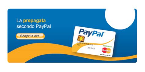 Carta Di Credito Prepagata Paypal Carta Ricaricabile Con Iban