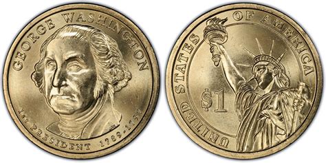 2007 P 1 I Position B First Day Of Issue Regular Strike Presidential Dollars Pcgs Coinfacts