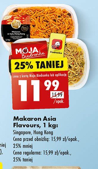 Makaron W Stylu Singapore Asia Flavours Cena Promocje Opinie