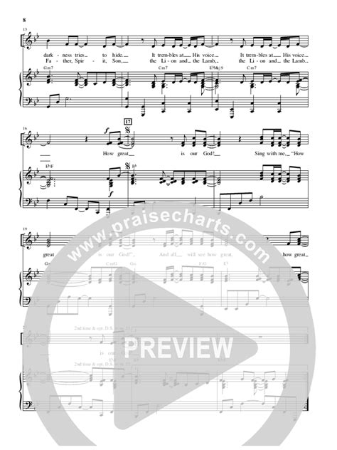 How Great Is Our God Choral Anthem Satb Sheet Music Pdf Alfred Sacred Praisecharts