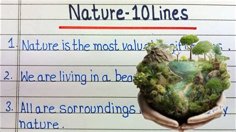 10 Lines Essay On Nature In English Essay On Nature In English