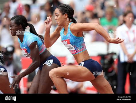 Great Britain S Katarina Johnson Thompson Competes In Heat Of The