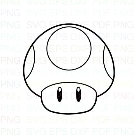 M/mario Mushroom Coloring Pages