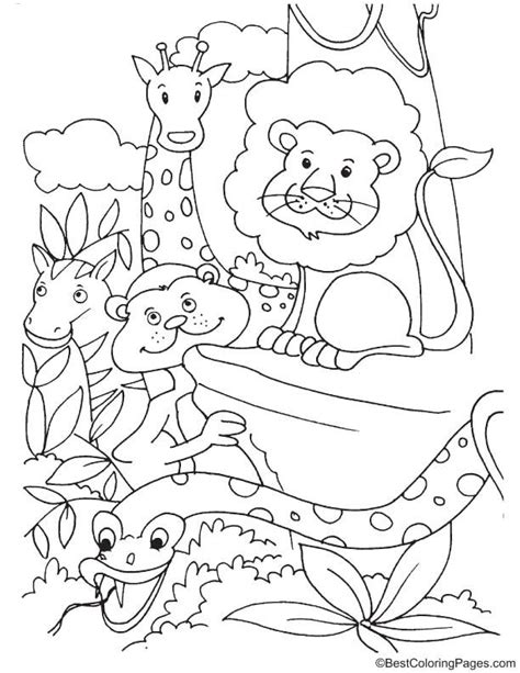 Endangered animals coloring page | Animal coloring pages, Zoo animal ...