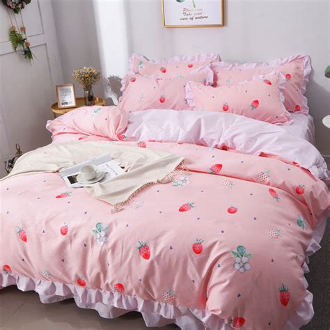 Lovely Strawberry Bedding Set Pn3134 Pennycrafts