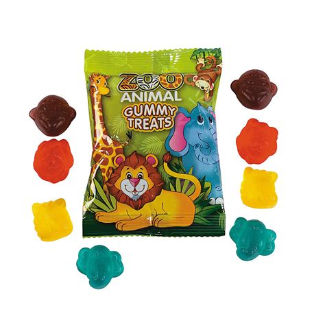 Zoo Animal Gummy Candy Packs Gummy Candy Zoo