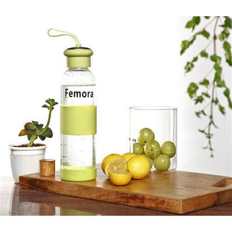 Femora Borosilicate Glass Fruit Infusing Water Bottle, Capacity: 500 mL at Rs 488/piece in Jaipur