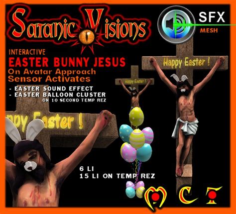 Second Life Marketplace Easter Bunny Jesus