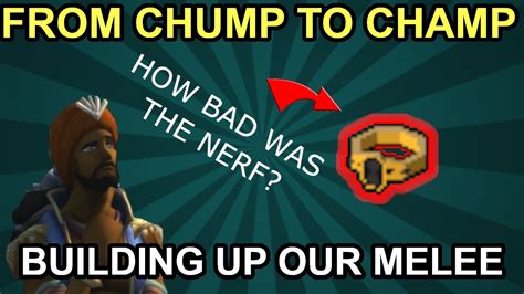 Building Up Our Melee Rod Update Chump To Champ Episode