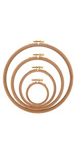 Amazon Caydo Pieces Embroidery Hoop Set Bamboo Circle Cross