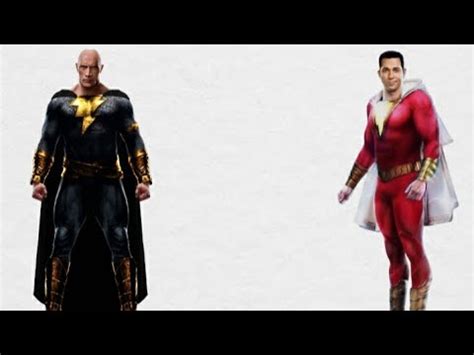 Shazam Vs Black Adam Youtube